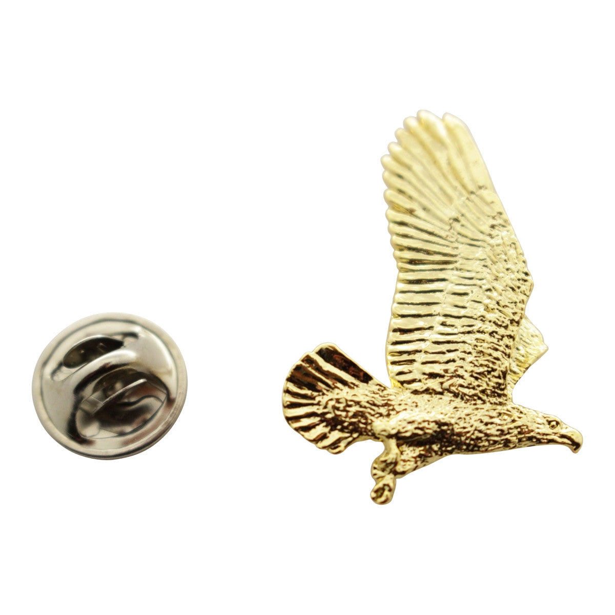 Flying Eagle Pin ~ 24K Gold ~ Lapel Pin ~ 24K Gold Lapel Pin ~ Sarah's Treats & Treasures